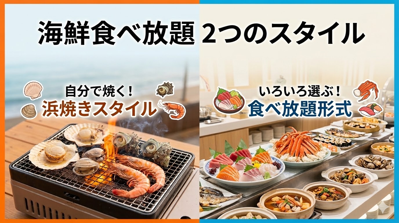 伊豆で海鮮食べ放題を楽しむホテルの選び方。ポイント①