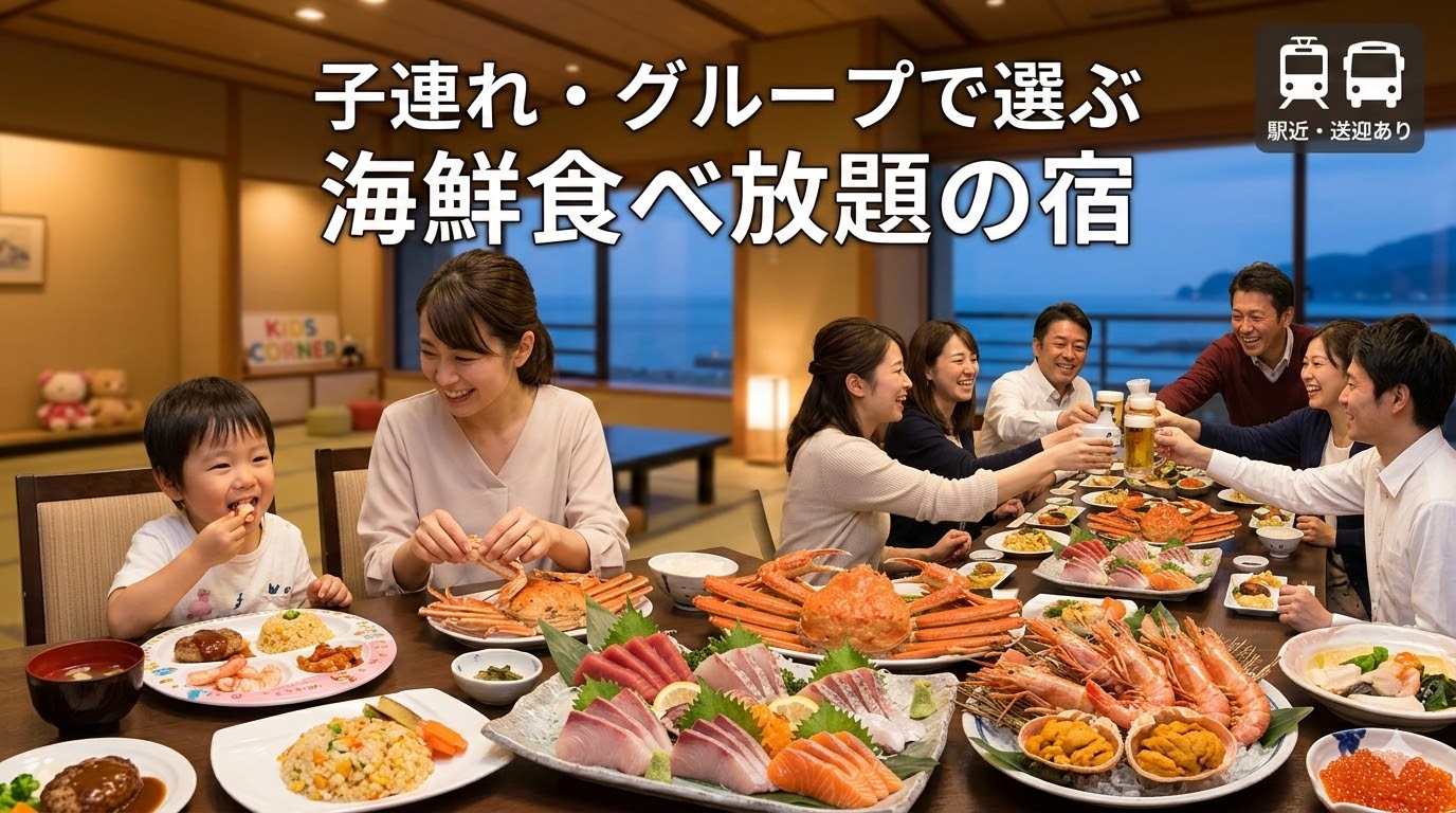 伊豆で海鮮食べ放題を楽しむホテルの選び方。ポイント③