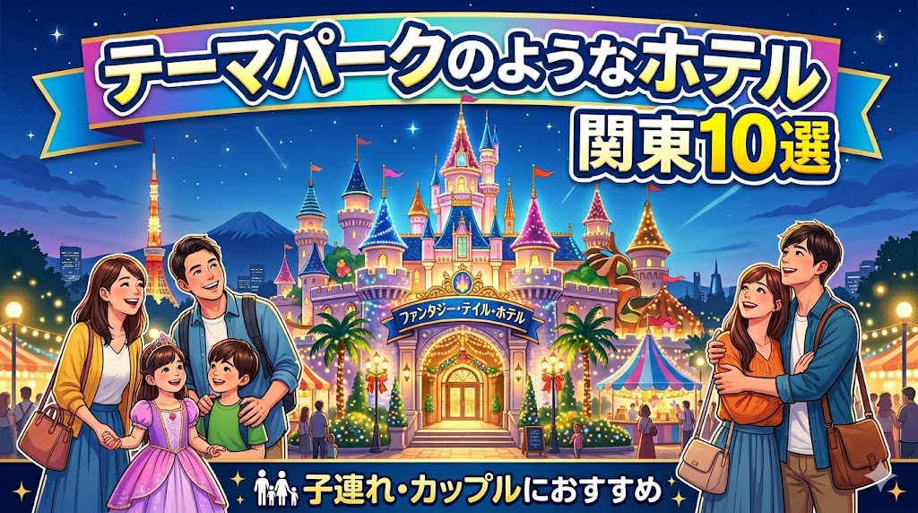 テーマパークのようなホテル関東