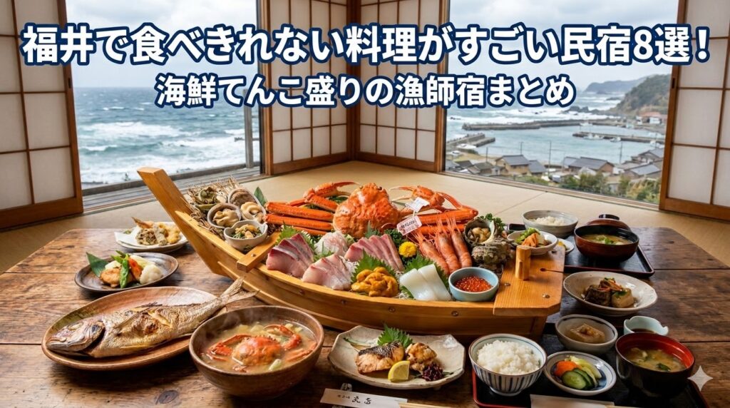 食べきれない料理がすごい民宿福井