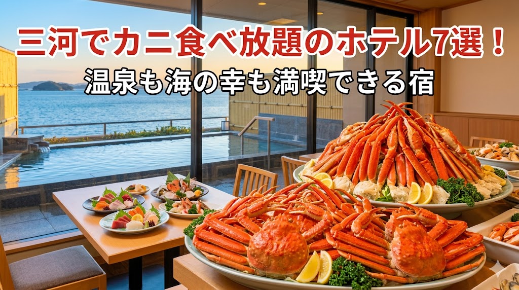 三河でカニ食べ放題のホテル7選