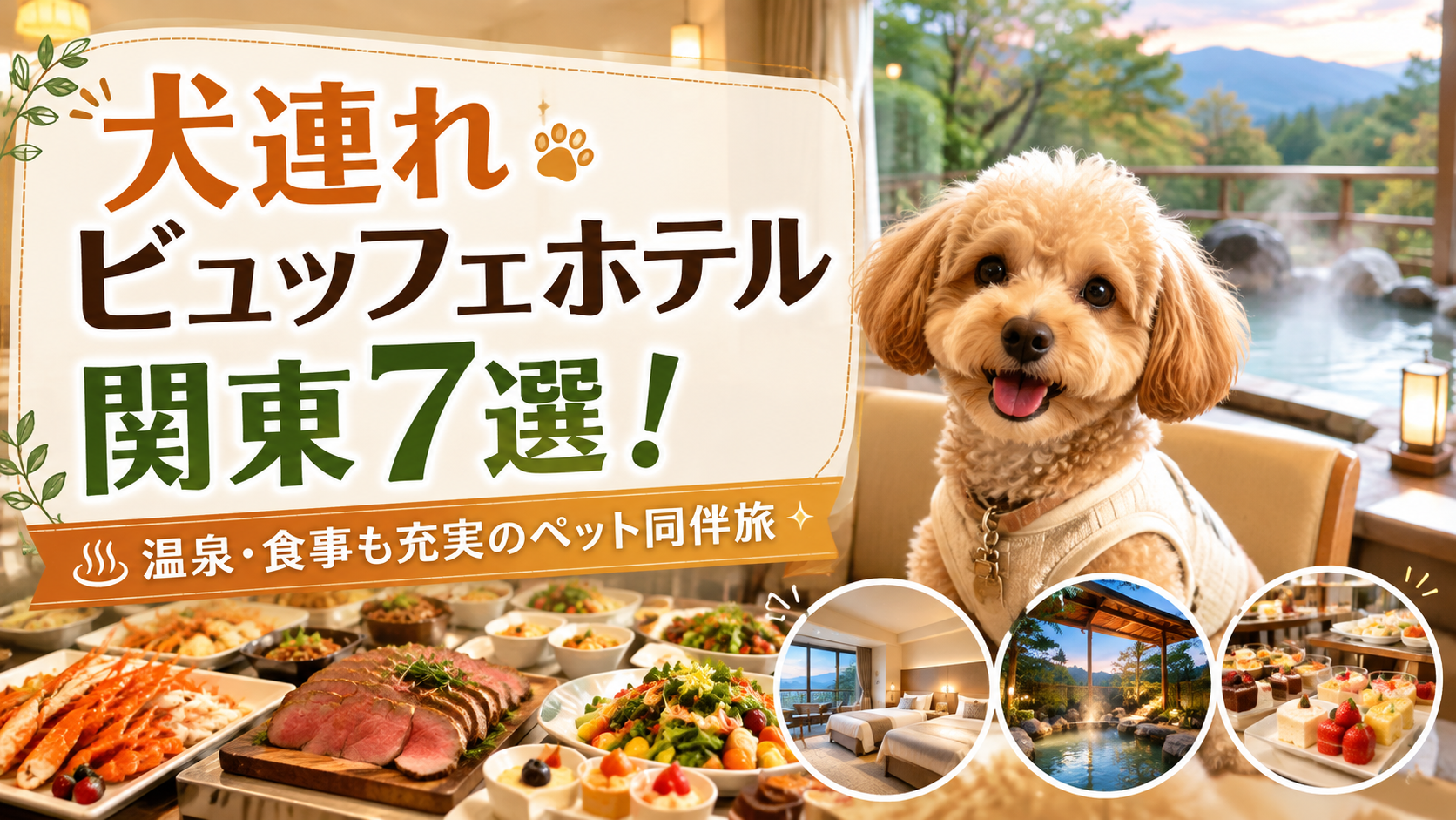 犬連れビュッフェホテル関東7選