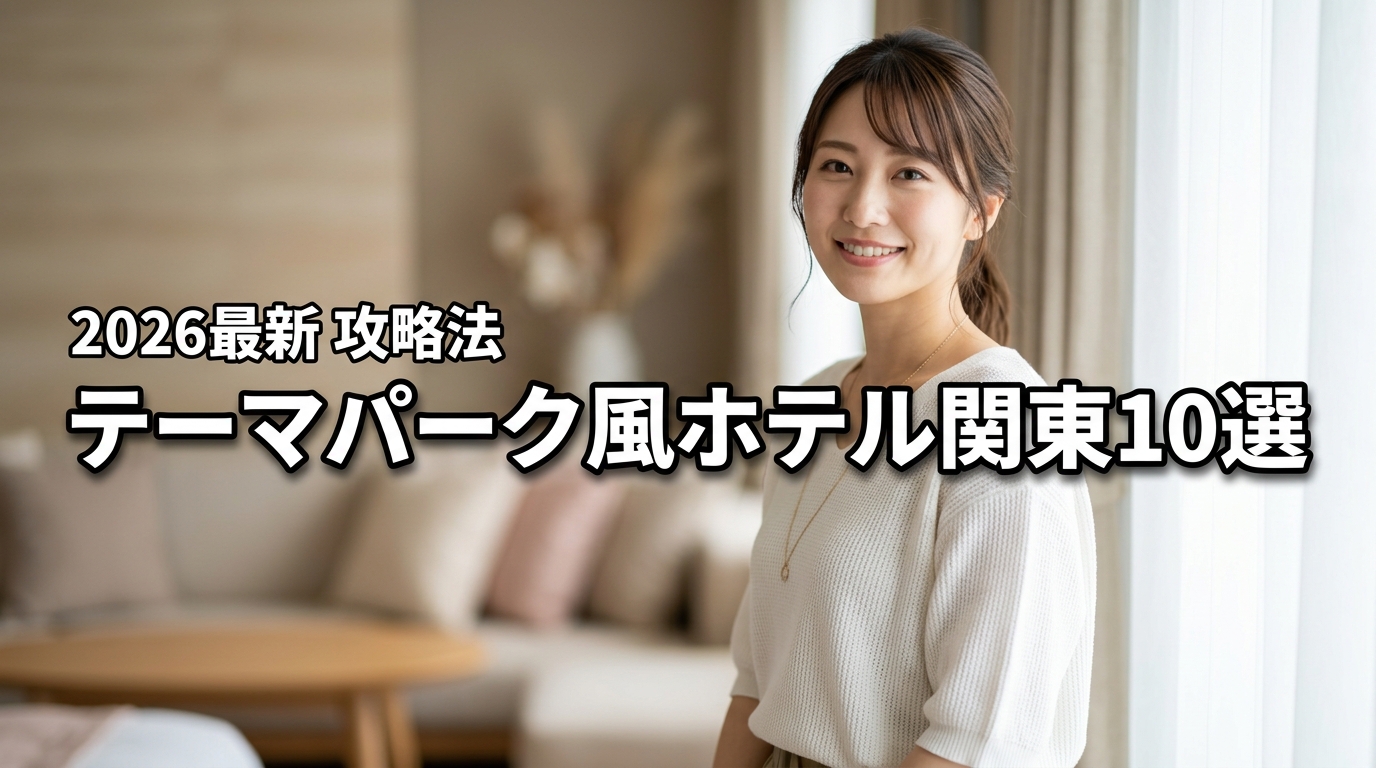 2026最新|テーマパークのようなホテル関東10選!安く泊まる攻略法