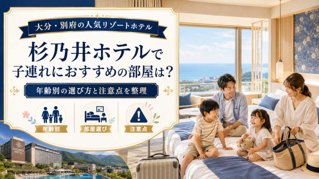 杉乃井ホテルで子連れにおすすめの部屋