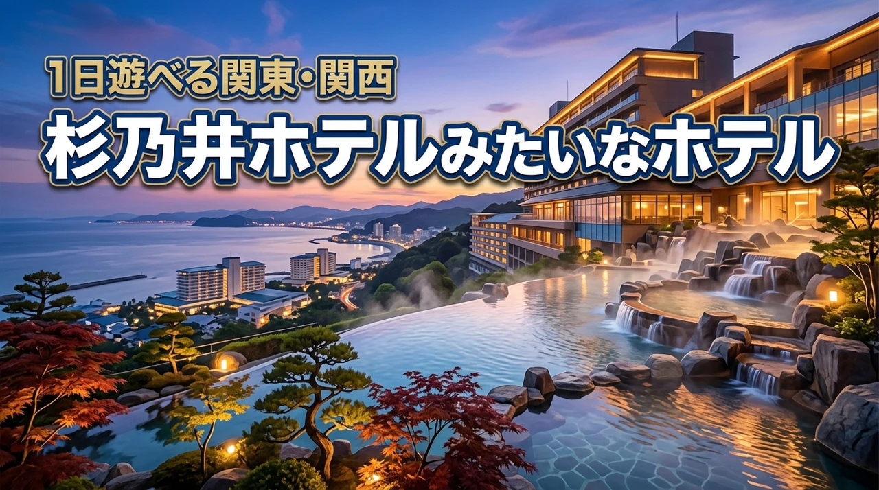 杉乃井ホテルみたいなホテルは他にある？関東や関西で1日中遊べる大型リゾート特集