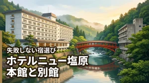 予約前に確認！ホテルニュー塩原の本館と別館の違いを知れば失敗しない宿選びができる