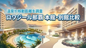 ロワジールホテル那覇の本館と別館の違いで迷う方必見！温泉利用や移動距離を調査